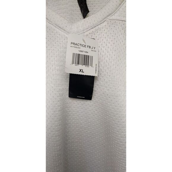 adidas Boys' Practice Football JerseyWhite Size XL - Picture 6 of 7